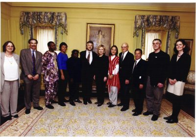 Meeting with Hillary Clinton in White house