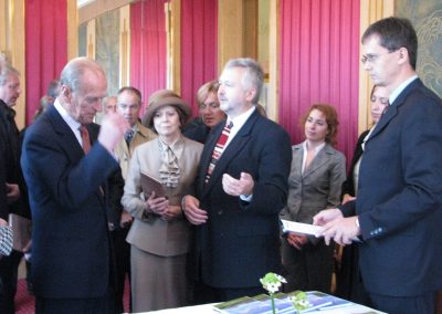 Michal Kravčík meeting Prince Philip, Duke of Edinburgh